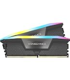 CORSAIR VENGEANCE RGB DDR5 RAM 64GB (2x32GB) 6400MHz CL32-40-40-84